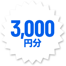 3,000円分